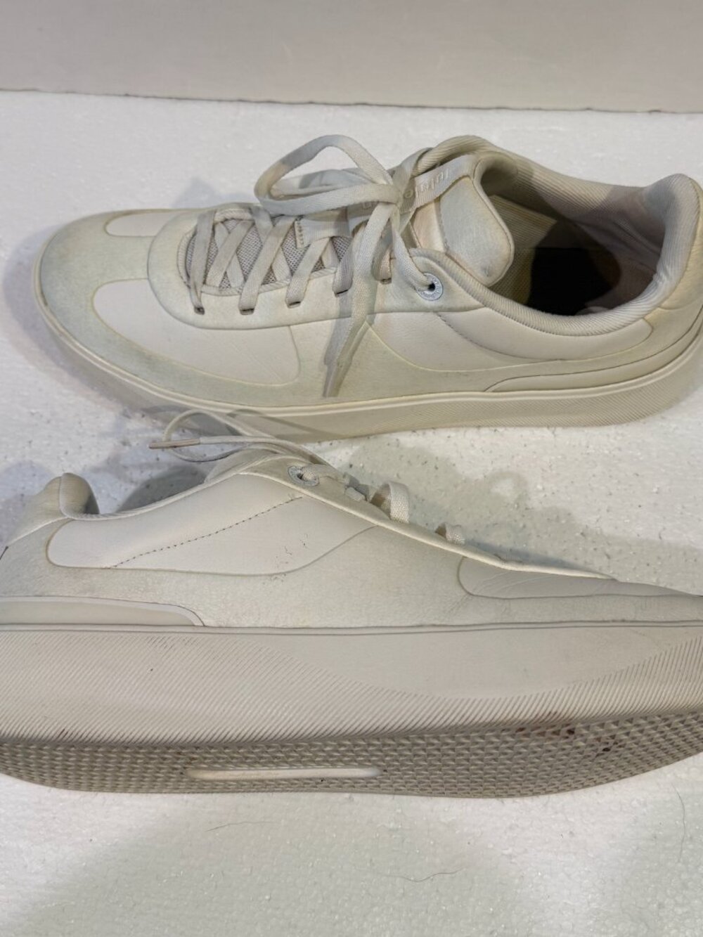 Lululemon Cityverse Sneakers Men's Size 10.5 Triple White Low Top Casual Shoes